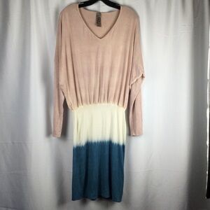 GO Couture tie dye jersey knit dress Size Medium